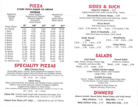 Fat Jack&39;s Pizza is suitable for guests who have dinner in a hurry because they can order food as a takeout. . Fat jacks lima ohio menu